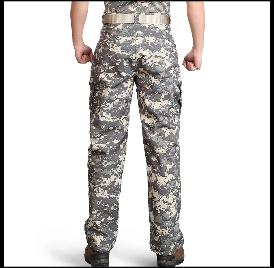 Refire gear тактические Мягкие Водонепроницаемые камуфляжные штаны мужские зимние теплые военные армейские штаны повседневные теплые флисовые брюки
