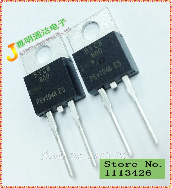 

Free shipping 10pcs/lot BYC8-600 TO-220 Fast Recovery new original