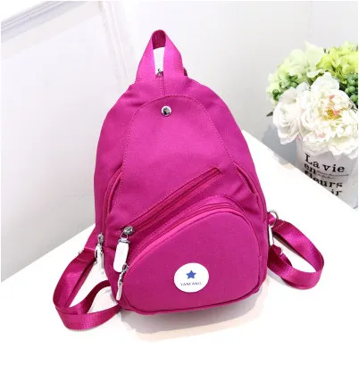 

New Coming Multi-use Women's backpack!Colorful Nylon double-shoulder Hasp backpack Lady's Shoulder bags chest carrier art type