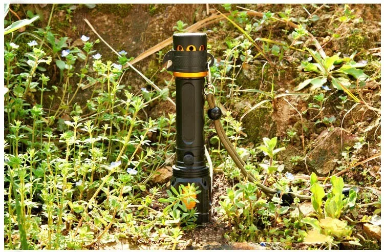 CCGK Self-defense multifunctional anti-rape self-defense tactical flashlight LED rechargeable outdoors security equipment (77)