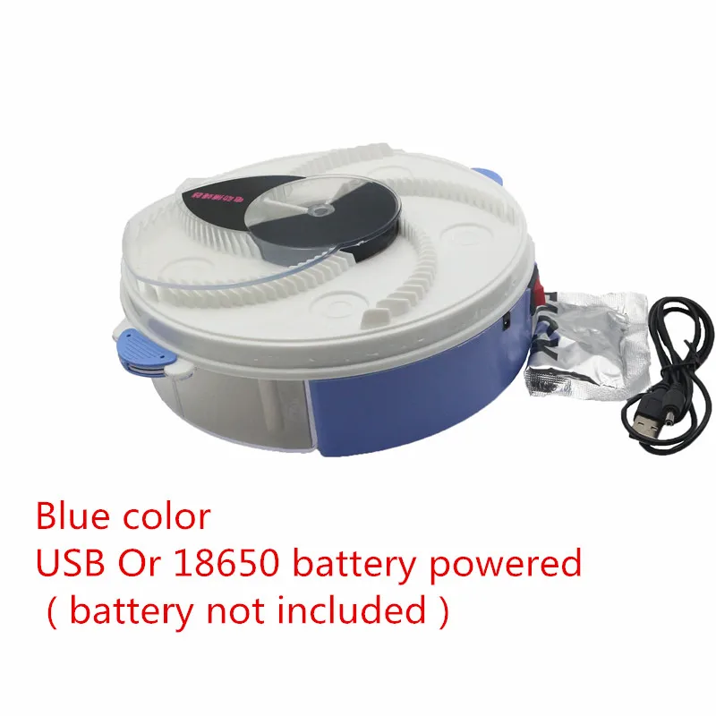 Drop ship Blue USB type and battery Fly Bug Mosquito Killer Buzz Electric Fly Trap Device with Trapping Food Zapper Kill - Цвет: USB and Battery type