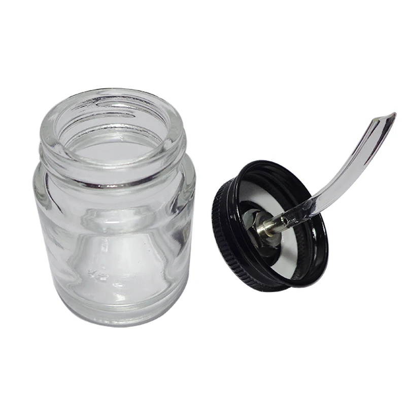 2 шт./лот стеклянная бутылка банка для аэрографа горшок краска стандартная