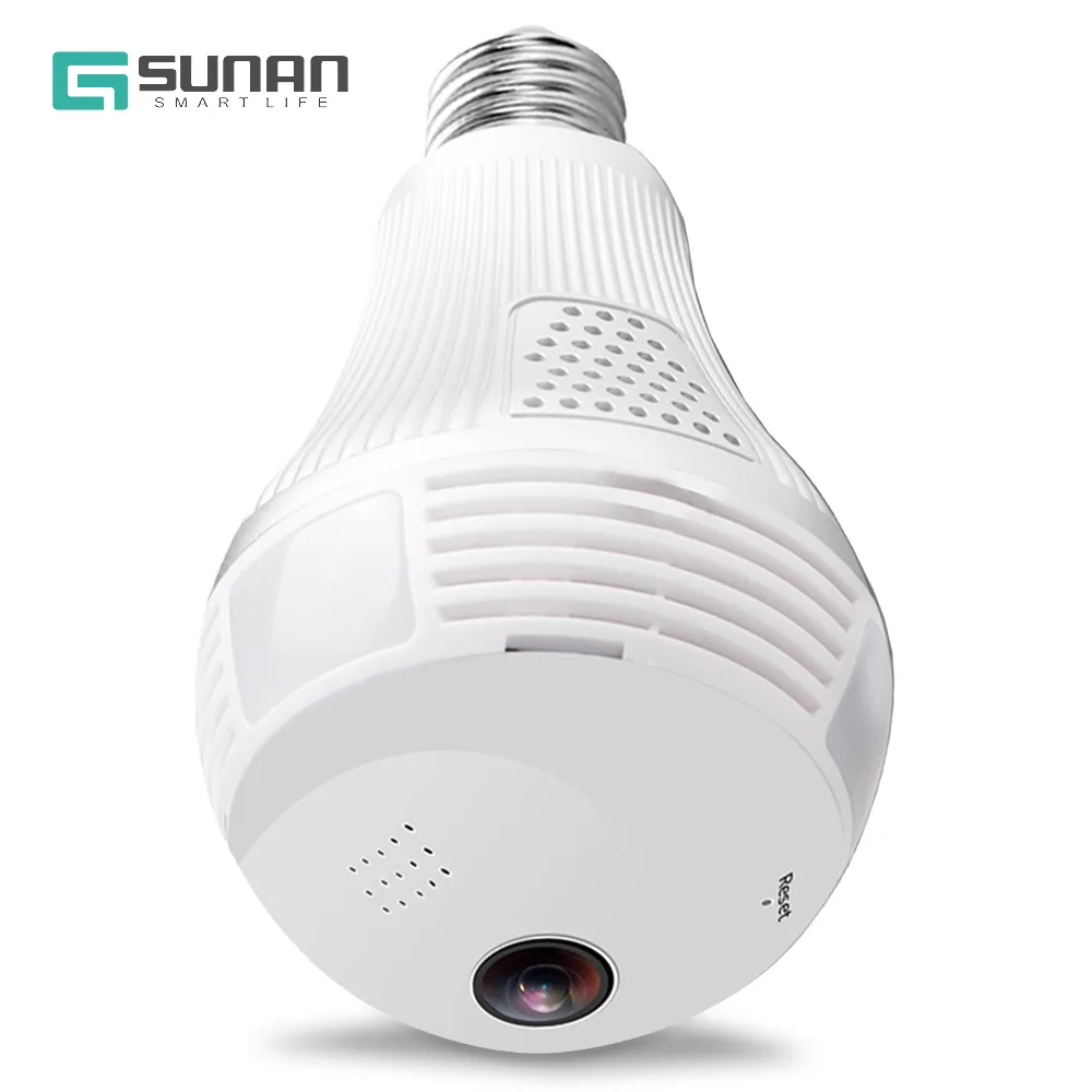 

Wifi Panoramic Fisheye 360 degree Camera Wireless IP LED Light Bulb Mini Camera 1.3MP 3D VR 960P Security Bulb WIFI Camera CCTV