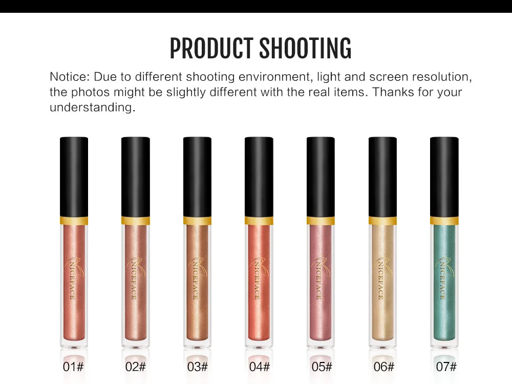 2017 17 Shades Long Lasting Glow Liquid eyeshadow Combining Glitter Particles Cosmetics Powder Eye Makeup Tool Kit Set Bright Color (8)