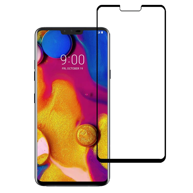 2.5D 9H Премиум Закаленное стекло для LG V40 ThinQ полное покрытие экрана Защитная пленка