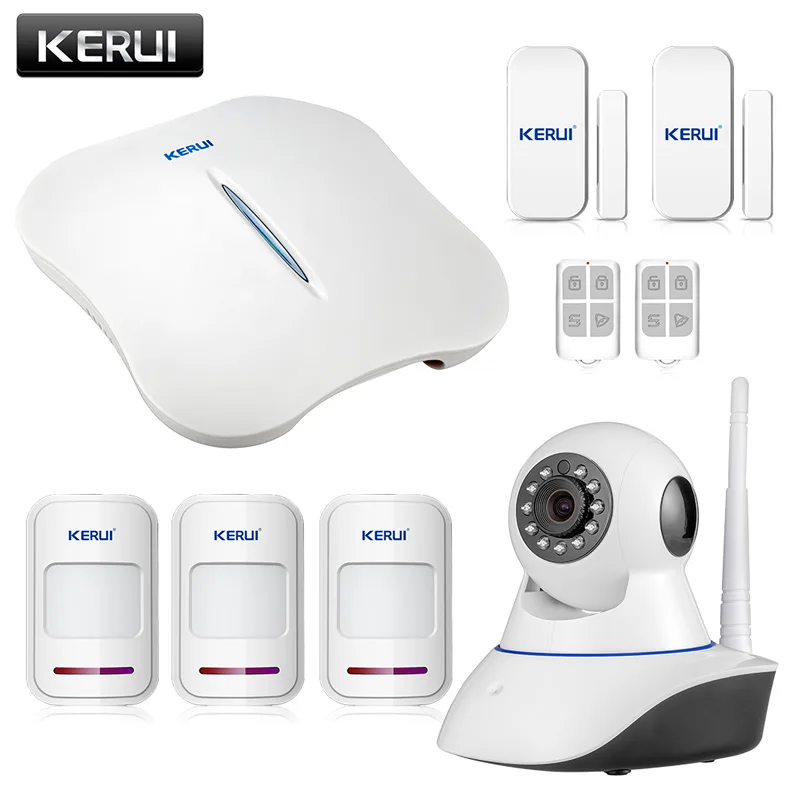 Беспроводная система охранной сигнализации KERUI W1 Wi Fi PTSN голосовая домашняя