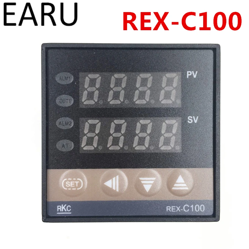 RKC REX-C100 REX-C100FK02-M* AN DA цифровой PID контроль температуры контроллер Лер термостат релейный выход к Тип входного AC110-240V