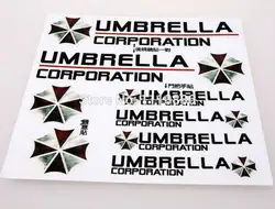 10 х Новые 3D Resident Evil Umbrella Corporation стайлинга автомобилей Наклейка украшения Наклейки для Tesla Toyota Volkswagen лада