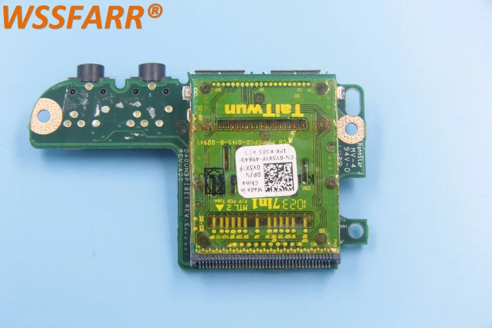 Для Dell Inspiron 1464 1564 1764 Дочерняя плата для usb-порта аудио Плата 1764 Y5XYF 0Y5XYF Проверка прошла успешно