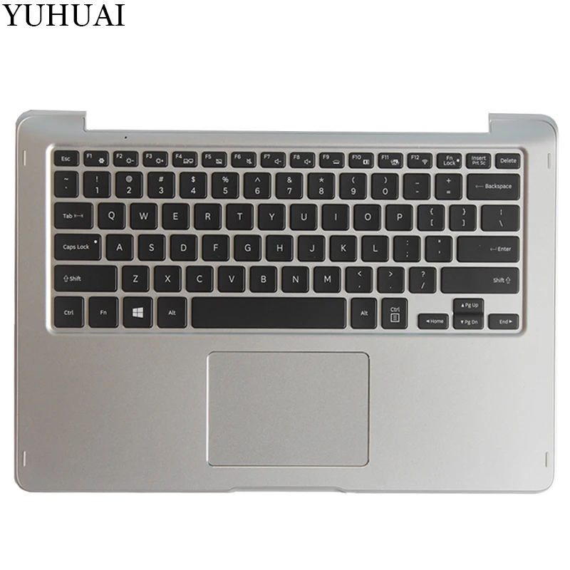 

NEW for samsung 740U3L NP740U3L US Black English keyboard with Laptop Palmrest case + Touchpad