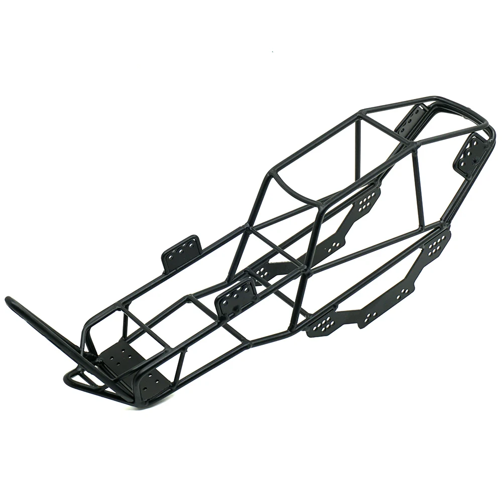 

1Pcs Climbing car Metal Frame Roll Cage Crawler Body Black Chassis for 1/10 SCX10 style B