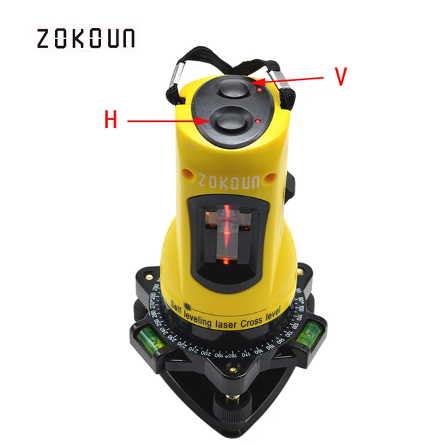 Best Price ZOKOUn M02H 360 degrees rotary slash functional self-leveling hight adjustable DIY economic 2 (1V, 1H) cross lines laser level Best Price ZOKOUn M02H 360 degrees rotary slash functional self-leveling hight adjustable DIY economic 2 (1V, 1H) cross lines laser level