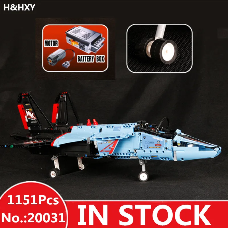 

20031 1151pcs Technic Series The jet racing aircraft Model Building Kits Brick Toys Compatible 42066