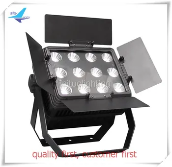 

E-4PCS barndoor IP65 12*15w Outdoor LED Wall Washer Light RGB Red Green Blue Led spotlights