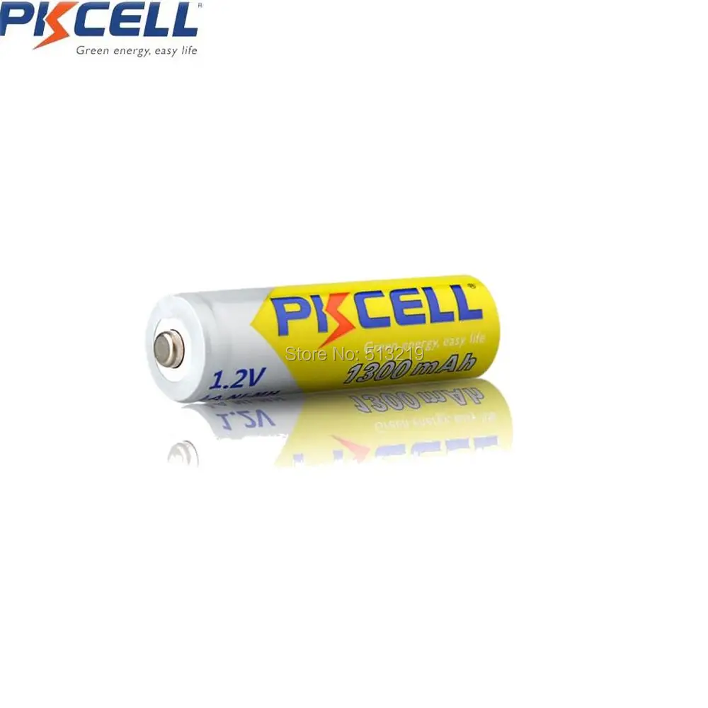 20 шт. PKCELL NIMH батареи AA 1300MAH 1 2 v Ni MH аккумуляторная батарея 2A pilas recargables aa для KTV