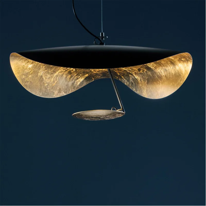  Postmodern Minimalism Led Pendant Lights Flying Saucer Hat Art Home Decor Hanglamp Living Room Rest - 32967812175