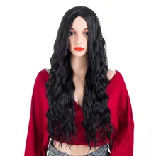 Aigemei 22 дюймов Синтетические длинные средней части волнистые термостойкие тканевые крылья для женщин