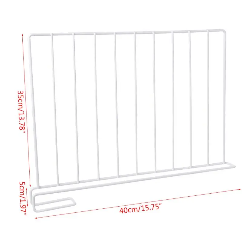 Closet Shelf Dividers Wardrobe Partition Shelves Divider Clothes Shelving Storage Organizer Rack Clapboard 16x14in