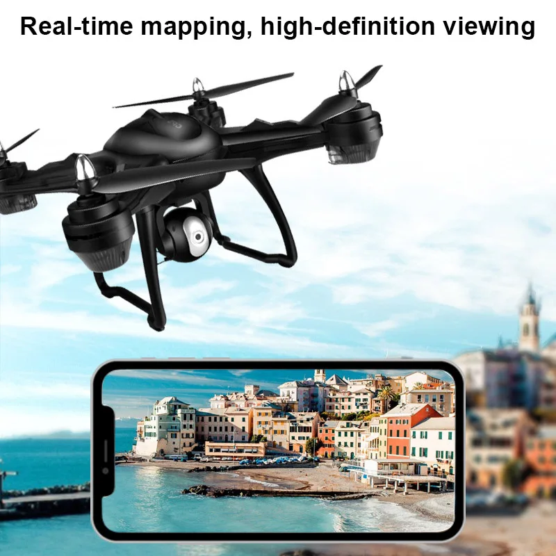 

Hot Selling 1 Pcs Quadcopter RC Drone Headless Mode 2.4Ghz HD Lens Wifi Altitude Hold LED Night Light