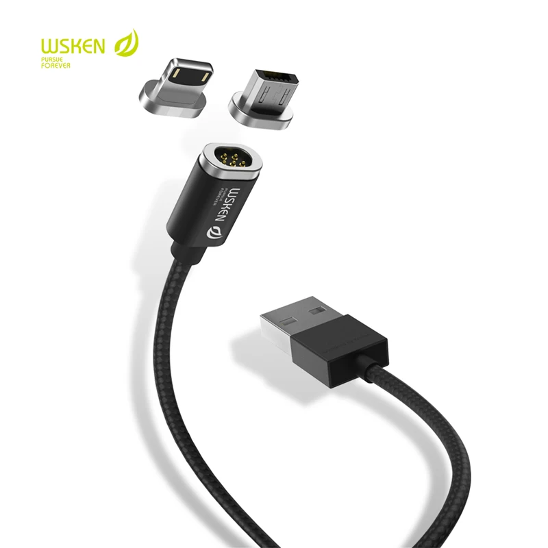 imágenes para Wsken automática adsorción magnética cable para iphone imán micro usb cable para samsung teléfonos android de carga micro usb cables imágenes para Wsken automática adsorción magnética cable para iphone imán micro usb cable para samsung teléfonos android de carga micro usb cables