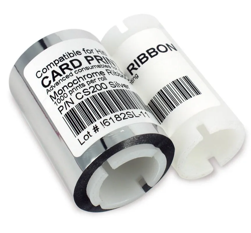 

Compatible for Hiti CS200, CS200E, CS220E Hiti CS200SL-Silver Compatible Monochrome Ribbons 1000 prints