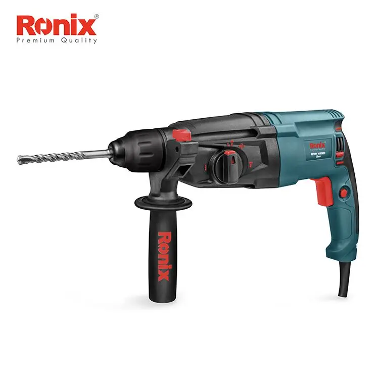 

Ronix 26mm Power Tool Electric Hammer 800w Rotary Hammer Corded Electric Hammer Drill Model 2701