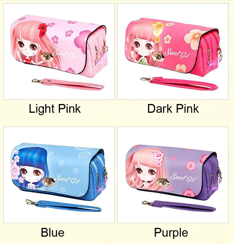 Large Capacity Pencil Case School Student Pen Bag Cosmetic Pouch bag Makeup Bagpen bagschool