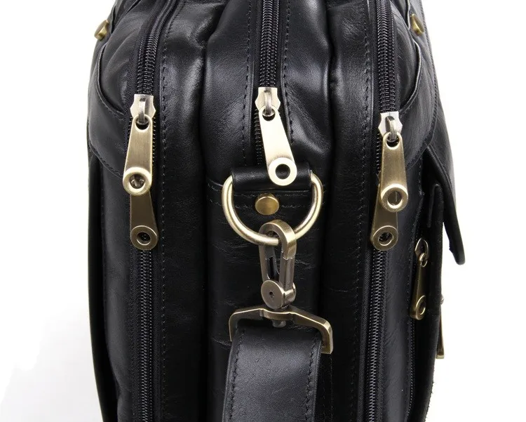Высокое качество первый Слои Пояса из натуральной кожи Для мужчин Курьерские сумки Винтаж Для мужчин сумка 15.6 ноутбук сумка Портфели портфель# md-j7146
