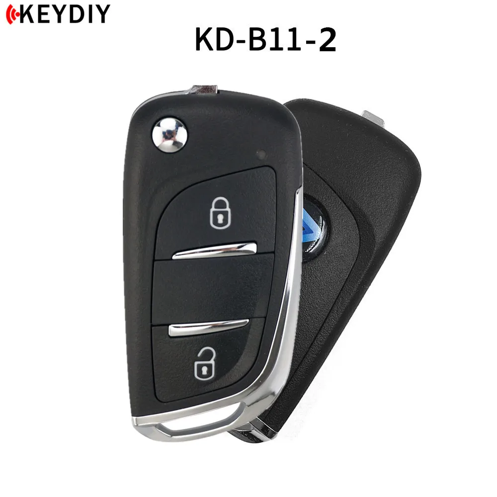 10 шт., 2 кнопки B11-2 KEYDIY KD900/KD-X2/URG200 ключ программист серии B пульт дистанционного управления DS stytle для KD Мини Удаленный генератор