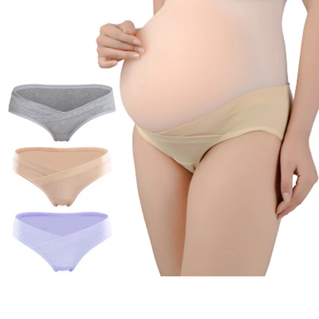 1pcs Pregnant Women Cotton Underwear U-Shaped Low Waist Maternity