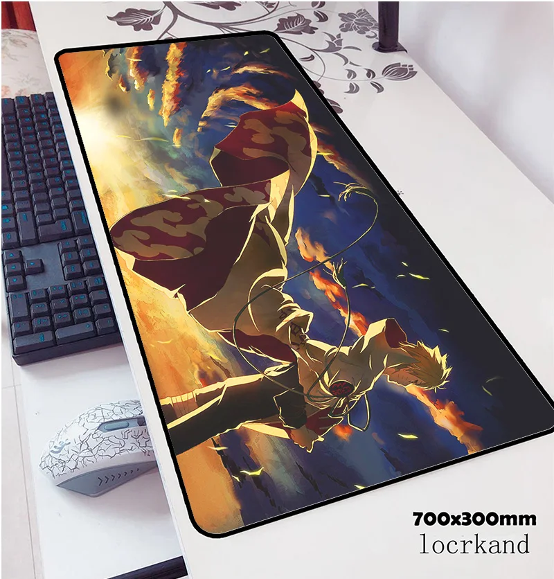 Наруто padmouse 700x300x2 мм коврик для мыши notbook компьютерный коврик для мыши настраиваемый игровой коврик для мыши геймер клавиатура ноутбук коврик для мыши