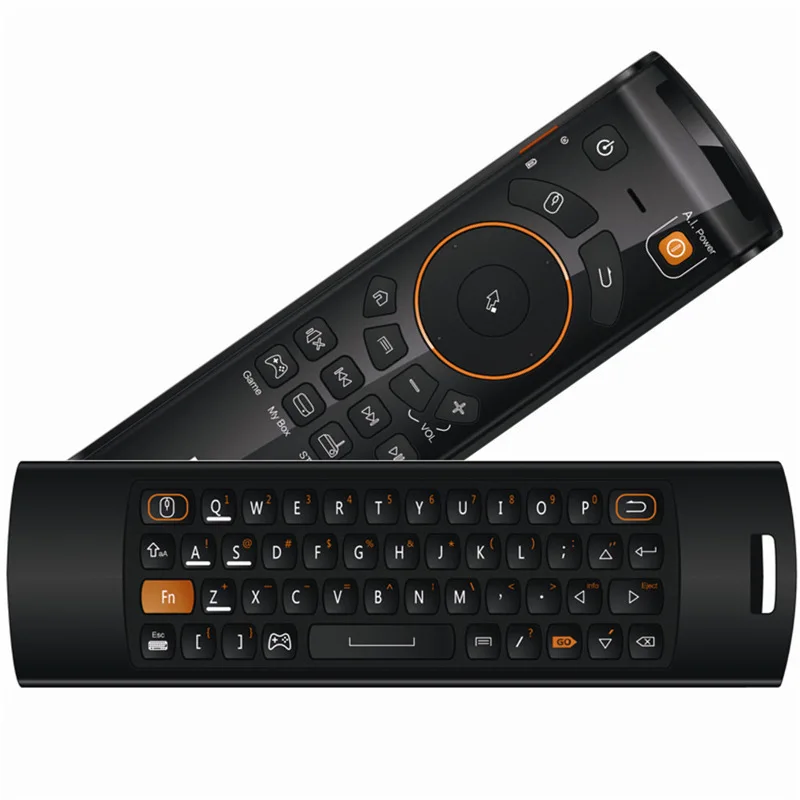 

Mele F10 2.4GHz Fly Air Mouse IR Learning Function Deluxe Wireless Keyboard Remote Control for Android TV Box