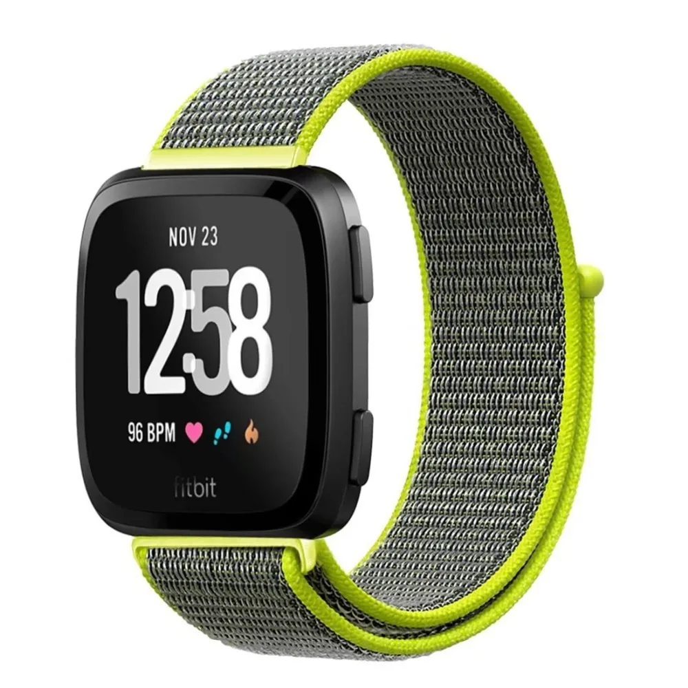 Спортивная петля ремешок для Fitbit versa/versa 2/versa lite correa нейлоновый браслет ремень дышащий fitbit versa аксессуары для часов