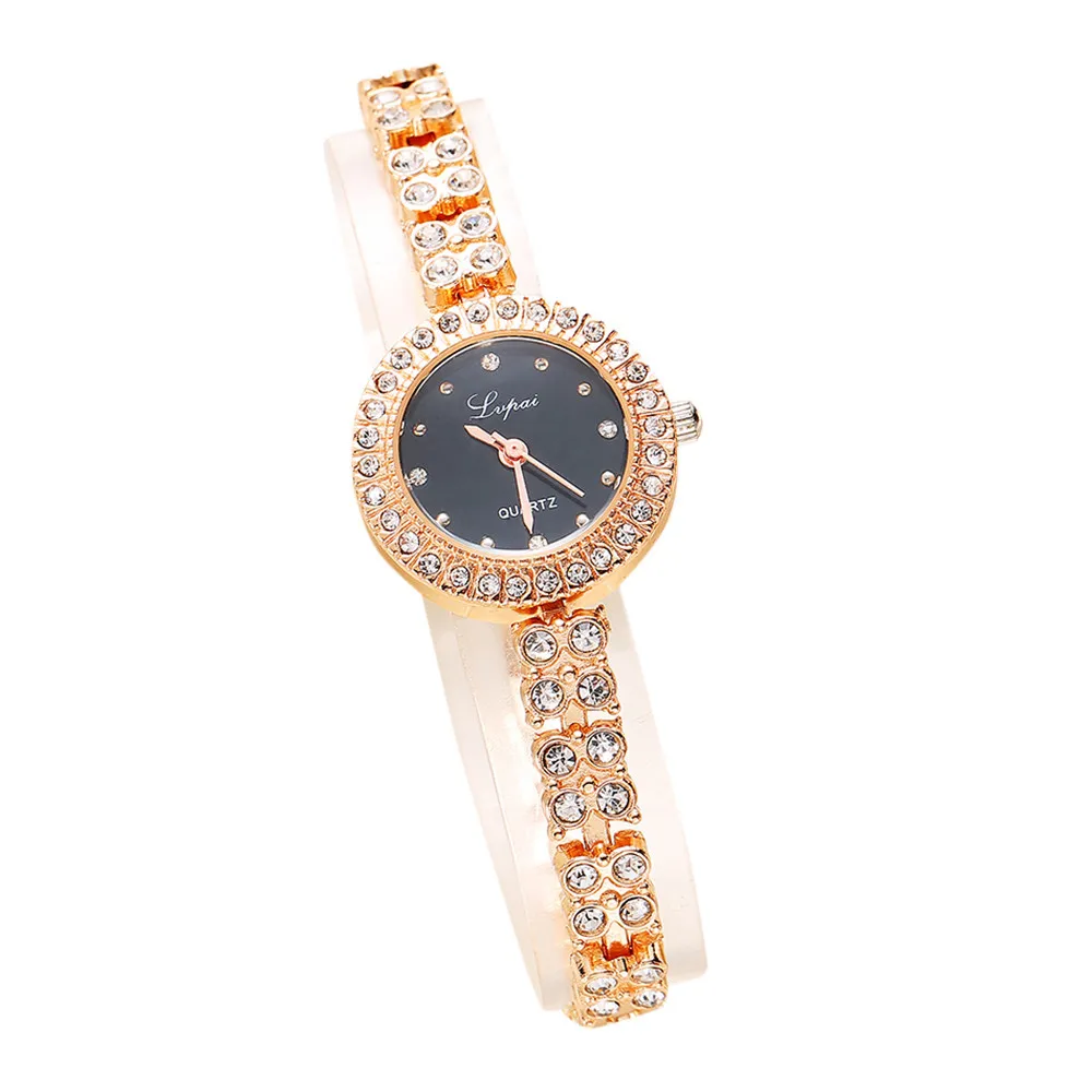 Lvpai брендовые модные женские часы, стразы из нержавеющей стали, кварцевые наручные часы relogio feminino, аналоговые бриллиантовые часы BraceletB30