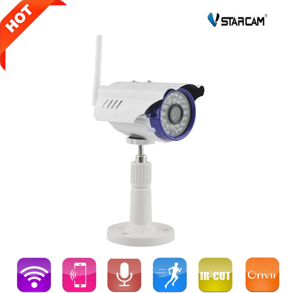 VStarcam C7815WIP WiFi ip камера наружная 1.0MP мегапиксельная HD CCTV беспроводное виброяйцо
