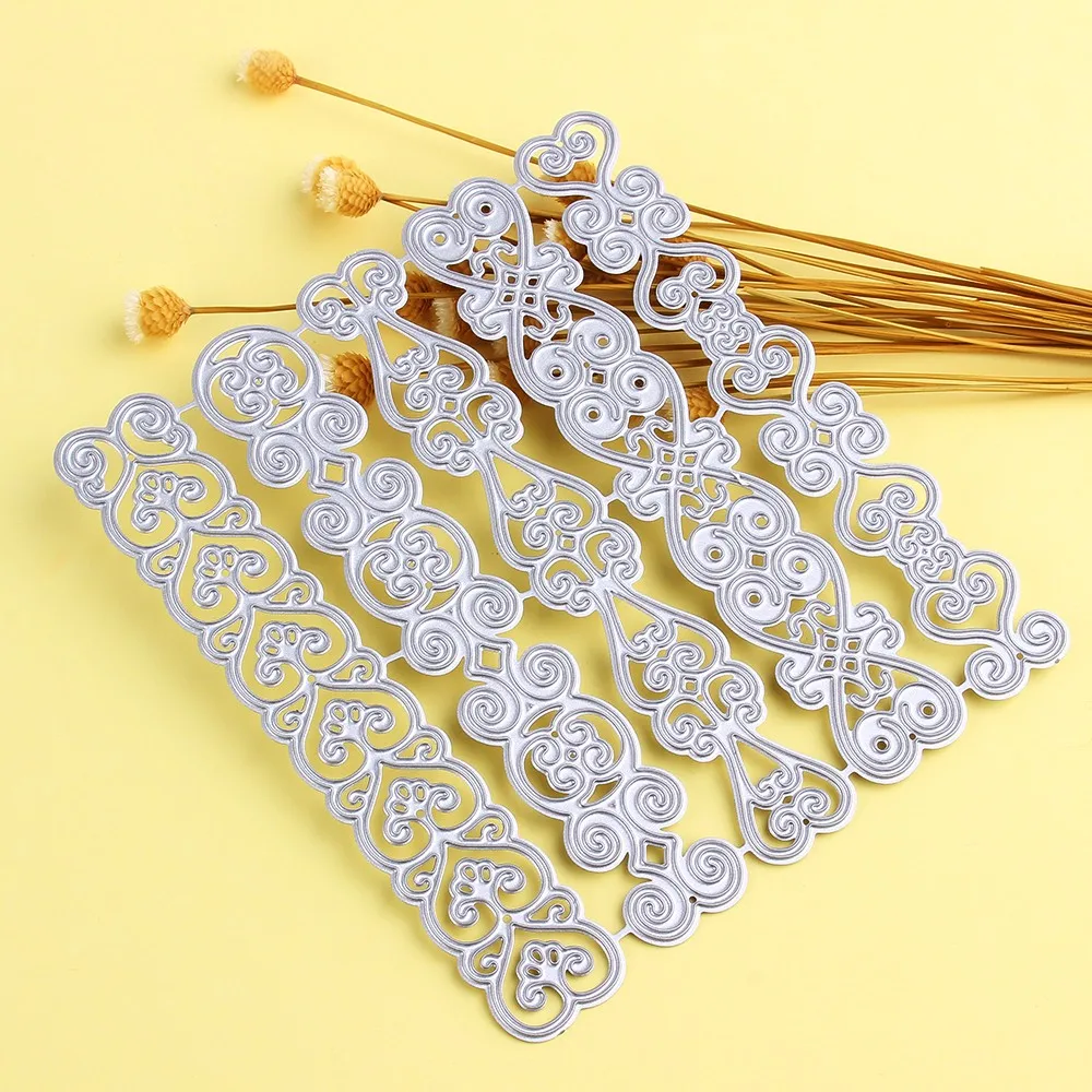 Heart Lace Frame Metal Cutting Dies Stencils for DIY Scrapbooking Wedding Cards Album Decor Embossing Craft Stamps Border Dies