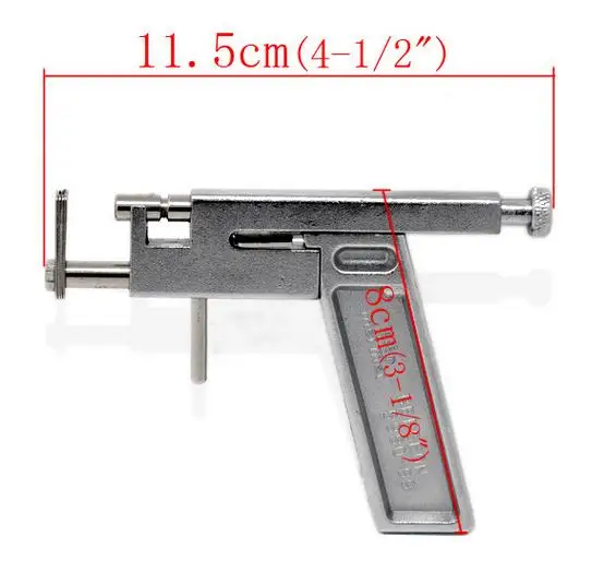 Профессиональный ударный пистолет с отверстием для ушей безболезненный для ношения ушной Дырокол износ отверстие для ушей клеевой пистолет с 98 шт. серьги-гвоздики gyh
