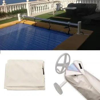 

AUGKUN 1PC Swimming Pool Cover Solar Blanket Reel Protective Cover Waterproof Sun-screen Sun Protection Cover