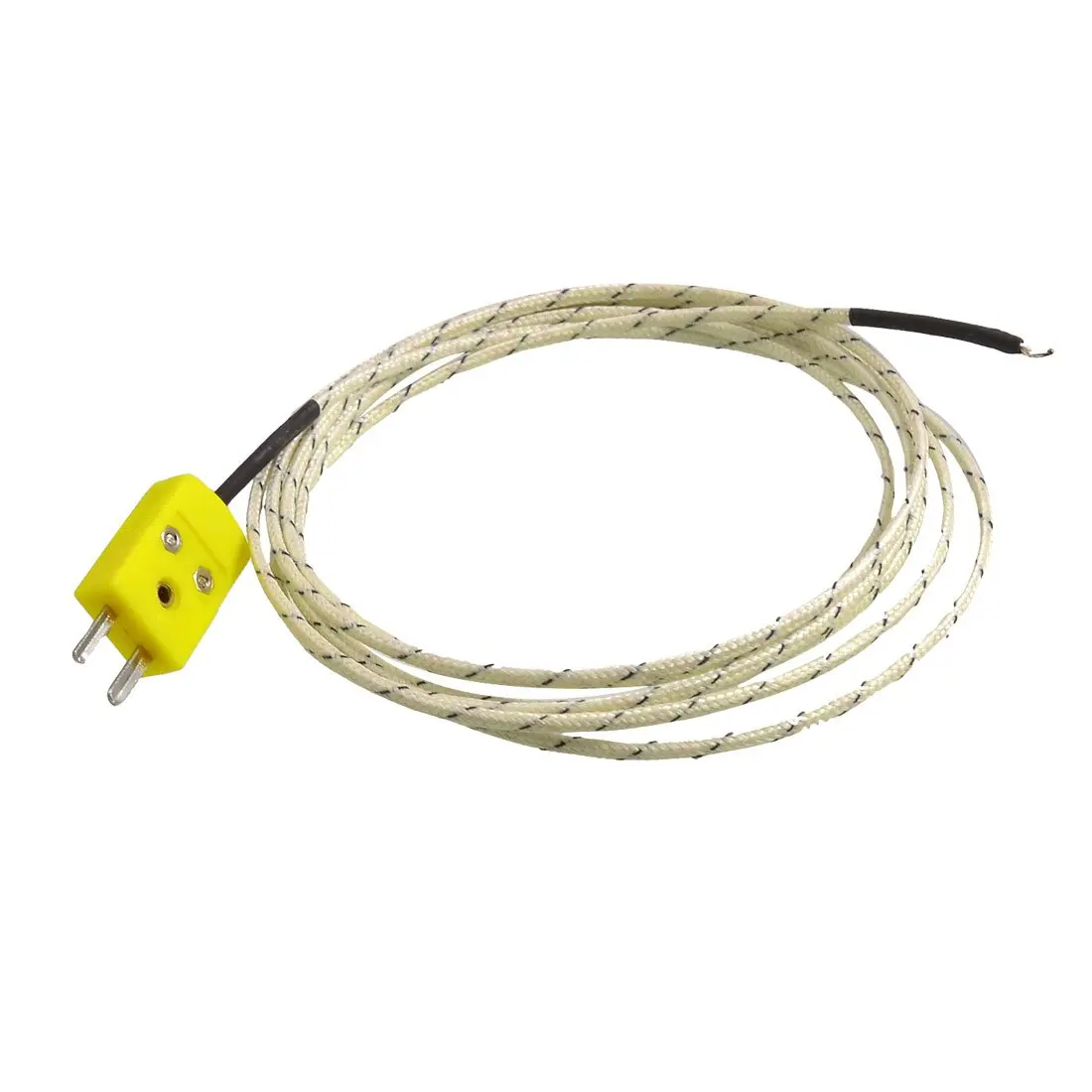 

2M Cable K Type Thermocouple Temperature Measuring Probe Sensor White