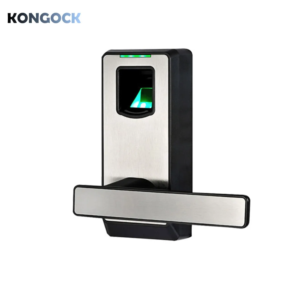 

Electronic Biometric Fingerprint Keyless Smart Door Lock, Digital Security free handle for Bedroom Apartment Office