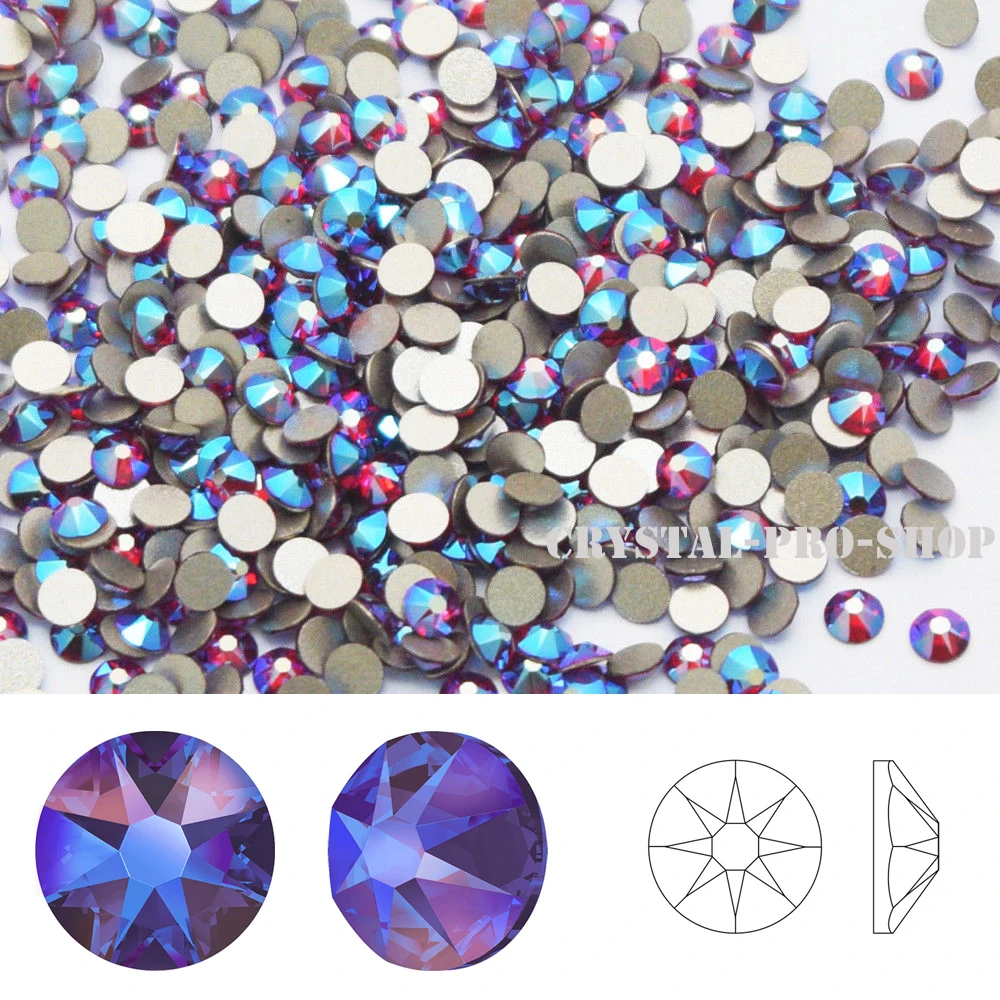 Siam Shimmer (208 SHIM) новый эффект кристалла от Swarovski элементы (ss5 ss30) (без горячей