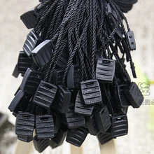 Новое поступление голова хорошего качества пластиковая одежда бирка в одежде, Висячие бирки шнур для одежды верёвка для бирки