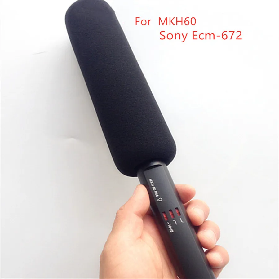 

Foam Sponge Windscreen Cover for MKH60 SONY ECM-672 Sponge windshield cover for microphone diameter 22mm depth 180mm
