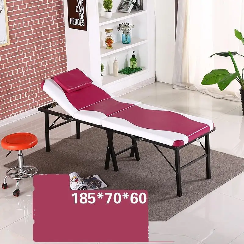 Cadeira De Massagem Cama beauty Mueble Tattoo Lettino Massaggio салонное кресло Camilla masaje складывающаяся Массажная кровать - Цвет: MODEL V