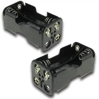 

10pcs Battery Holder Storage 6V AA Batteries Container Buckle Batteria For 4pcs Li-ion Battery Wholesale