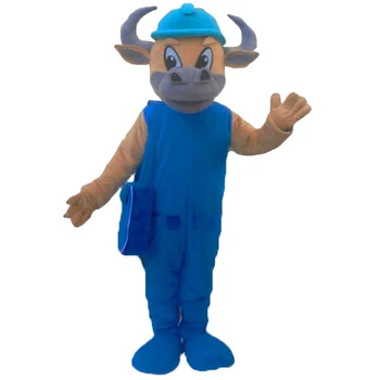 

Bull Mascot Costumes Cosplay Real Photo Free Shipping Long Hair Langteng (tm) 2019New