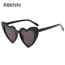 RBENN Сердце Солнцезащитные очки женские брендовые дизайнерские ретро любовь в форме сердца женские солнцезащитные очки Gafas De Sol UV400
