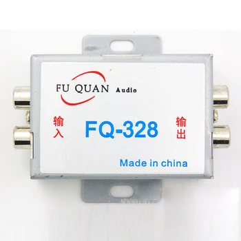 

High Quality LOOP ISOLATOR Noise Filter RCA Plug Car Audio Amplifier Amp DC 12V Vehicle Aluminum Shell For DVD Stereos