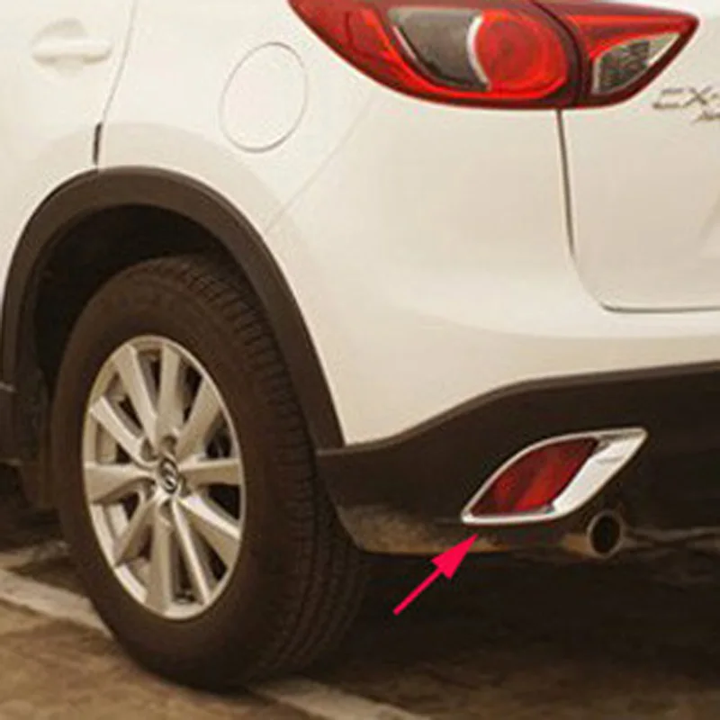 Хром задний противотуманный фонарь лампа крышка Накладка для Mazda CX 5 CX5 2012 2013 2014 2015