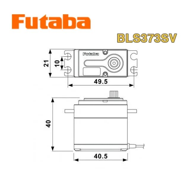 FUTABA BLS373SV HV Высокое напряжение бесщеточный цифровой рулевой механизм